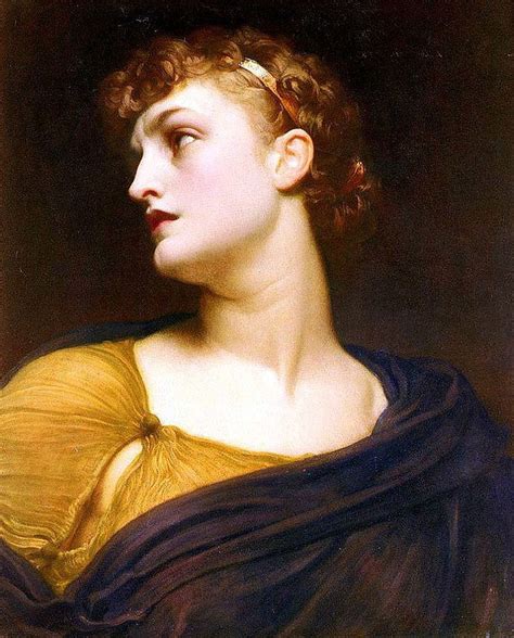 Frederic Leighton: Antígona. 1882. Óleo sobre lienzo. 58,5x50cm. Colección privada.
