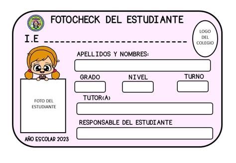 Diseño de una credencial de enfermero animada para niños