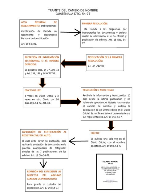 Esquema del procedimiento judicial para cambio de nombre y apellido en Chile