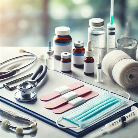 Variedad de insumos médicos y ortopédicos para el cuidado de la salud