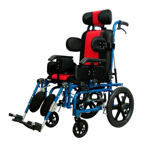 Silla de ruedas neurológica pediátrica y ortesis de rodilla