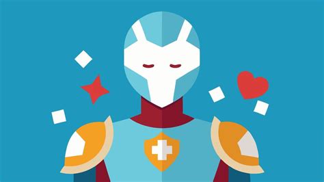 Ilustración de una persona con armadura emocional protegiéndose
