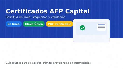 Captura de pantalla del sitio privado de AFP Capital con sus opciones