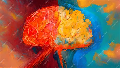 Ilustración abstracta de emociones y sentimientos entrelazados