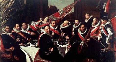 Frans Hals: Banquete de los arcabuceros de San Jorge de Haarlem, 1616