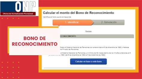 Diagrama del funcionamiento del bono de reconocimiento en Chile