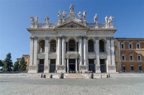 Esquema o mapa mostrando la Basílica de San Juan de Letrán en Roma