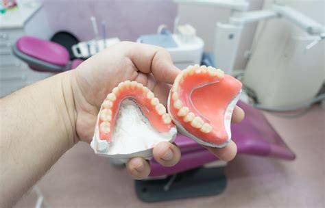 Foto de dentadura postiza completa y parcial