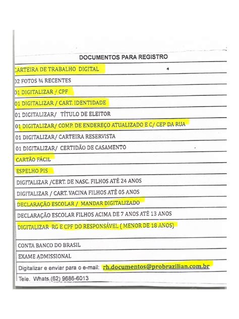 Ejemplo de documentos requeridos para postulación a centros de día o ELEAM