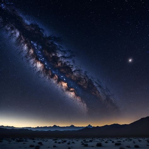 Cielo estrellado en el desierto de Atacama, Chile