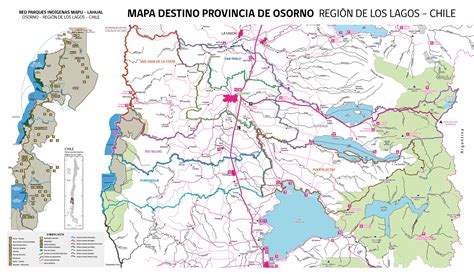 Mapa de la zona de búsqueda en la cordillera de Puyehue