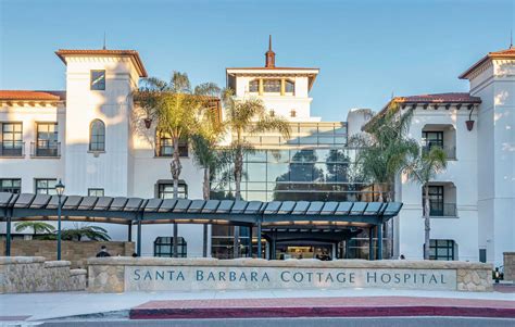 Mapa de la ubicación de Cottage Health en Santa Barbara, California