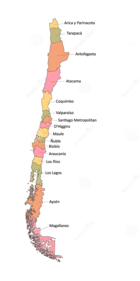 Mapa de Chile destacando rutas turísticas para adultos mayores