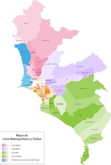 Mapa de Lima con la ubicación de la hacienda otorgada a O'Higgins durante su exilio