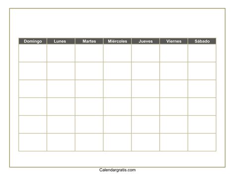 Esquema de un calendario con meses sin cotizaciones marcados
