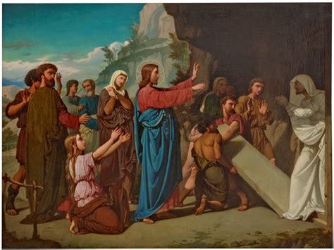 Pintura de la resurrección de Lázaro
