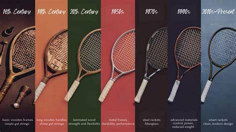 Infografía: Evolución de las raquetas de tenis desde madera a metal, ilustrando el cambio que Becker representó