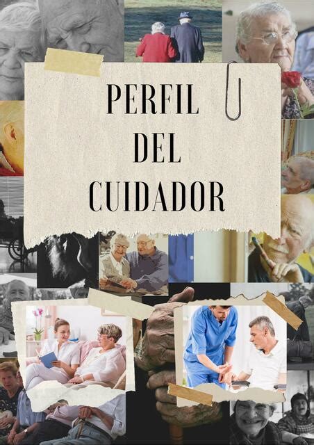 Infografía comparando el perfil del cuidador hombre y mujer