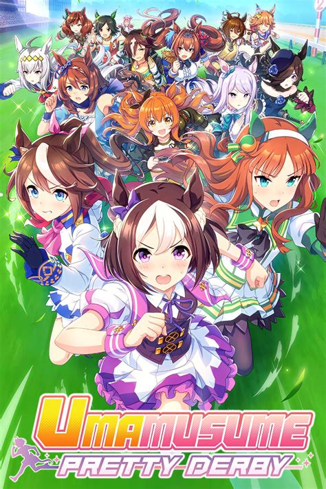 Fotografía de Mejiro McQueen (caballo) y su representación como personaje de Uma Musume