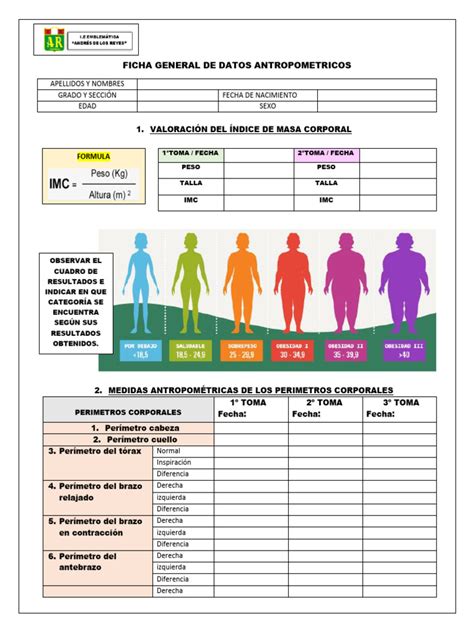 Tabla de datos antropométricos y cardiovasculares en deportistas con discapacidad visual