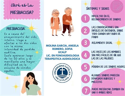 Infografía sobre la prevalencia de la presbiacusia por grupos de edad