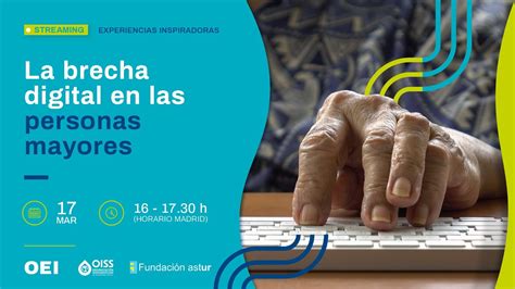 Gráfico: Brecha digital en personas mayores