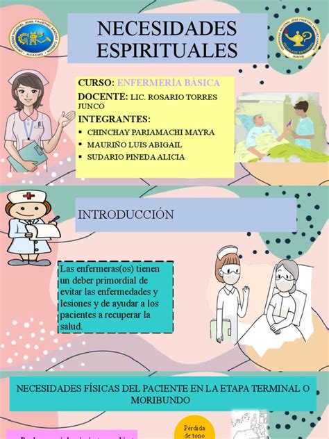 Infografía que ilustra las necesidades espirituales de los pacientes en cuidados paliativos: reconocimiento, reflexión vital, liberación, trascendencia y amor.