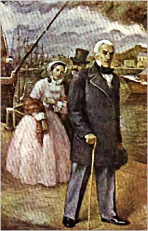 José de San Martín con su hija Mercedes y sus nietas