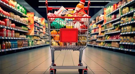 Fotografía de clientes donando en supermercado o logo del Fondo Descúbreme
