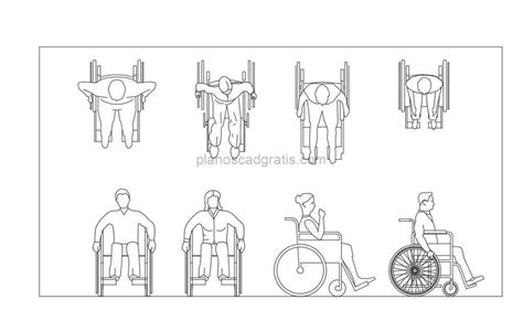 Diagrama de una persona sentada en silla de ruedas con un cinturón de seguridad tipo pechera