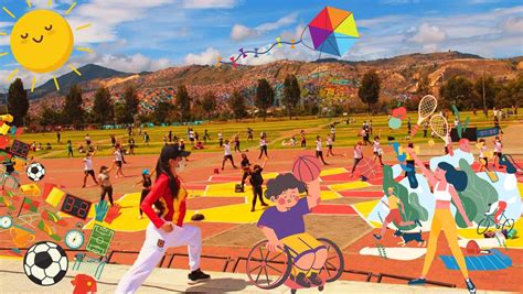 Esquema de las diversas instalaciones deportivas y recreativas del Colegio San Pedro