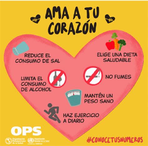 Infografía sobre hábitos saludables para un corazón sano en la tercera edad: dieta, ejercicio, controles médicos.