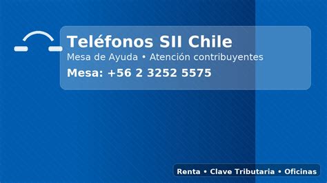 Teléfono de mesa de ayuda del SII, icono de preguntas frecuentes
