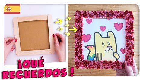 Collage de manualidades infantiles: marco de fotos con flores, camisa de origami, alfombrilla de ratón y porta-gafas de fieltro.