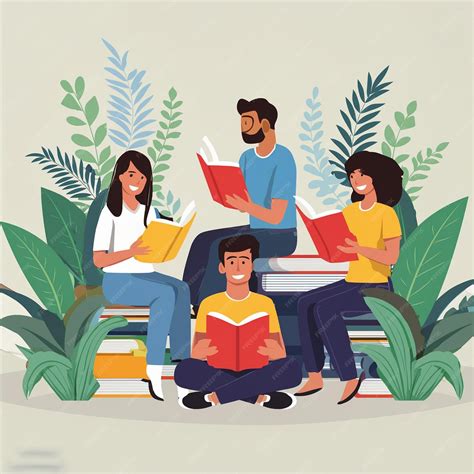 Ilustración de personas mayores escribiendo o leyendo