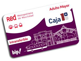Esquema de las diferentes formas de obtener la tarjeta bip! Adulto Mayor.