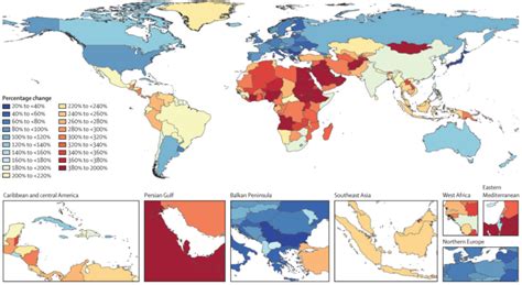 Gráfico: Aumento proyectado de casos de demencia en el mundo