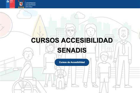 Logo de la Academia Senadis y elementos gráficos de accesibilidad universal