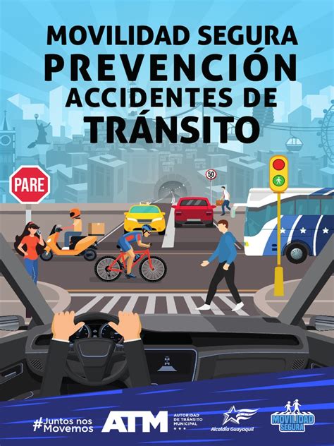 Representación de un accidente de tránsito para campaña de prevención vial