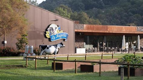 Foto de la granja de La Fageda o del proceso de producción de lácteos