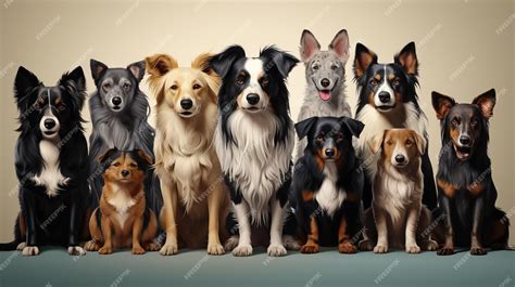 Ilustración comparativa de arneses para perros de diferentes tamaños y razas