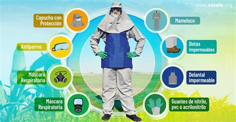 Persona realizando curso de capacitación sobre plaguicidas con equipos de protección personal