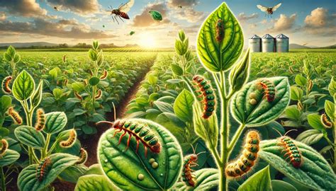 Ilustración de control biológico con macroorganismos en cultivos