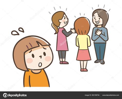 ilustracion de persona discapacitada sintiéndose excluida de un grupo
