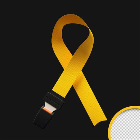 Imagen de una cinta de concientización amarilla o un símbolo de prevención de accidentes de tráfico
