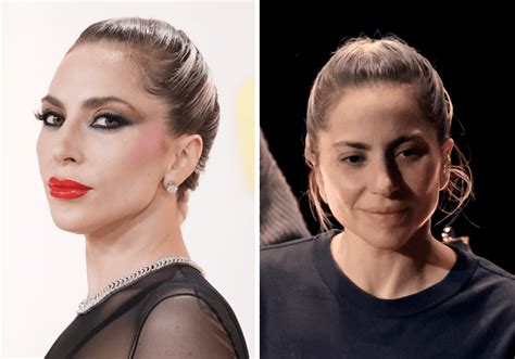 Montaje de fotos de Alicia Keys, Kathy Sáenz y Lady Gaga posando sin maquillaje, mostrando naturalidad.