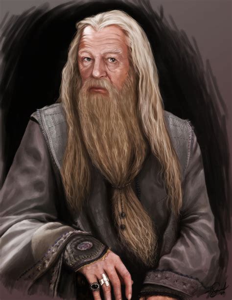 Retrato de Albus Dumbledore, director de Hogwarts