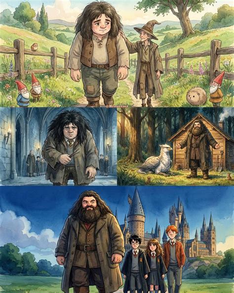 Rubeus Hagrid, guardabosques gigante de Hogwarts