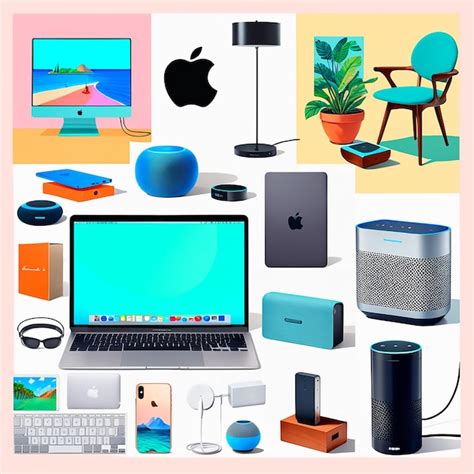 collage de dispositivos tecnológicos útiles para mayores (smartphone, smartwatch, asistente virtual)