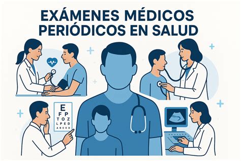 ilustraciones de exámenes médicos preventivos